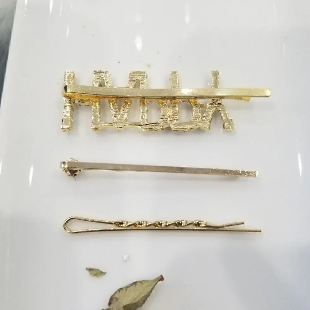 Gold rhinestone 